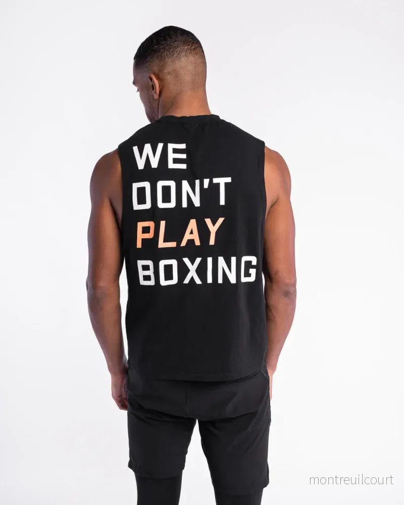 BOXRAW Muskel Linne We Don’t Play Boxing BOXRAW Muskel Linne We Don’t Play Boxing