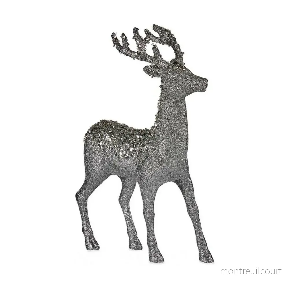 Dekoration Ren Silvrig Vit 45 cm