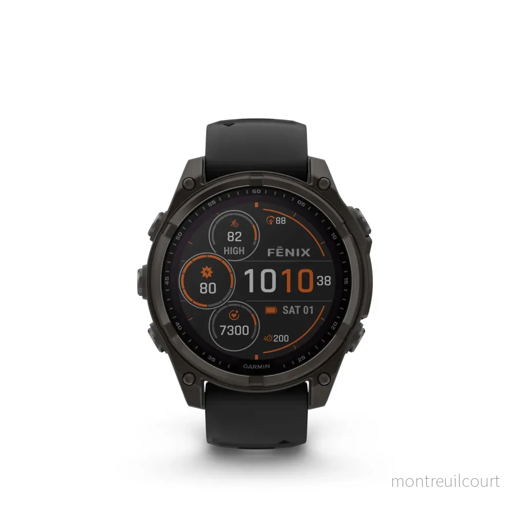 Garmin fenix 8 - Solar Sapphire 47 mm Carbon Gray DLC Titanium - Bild 2