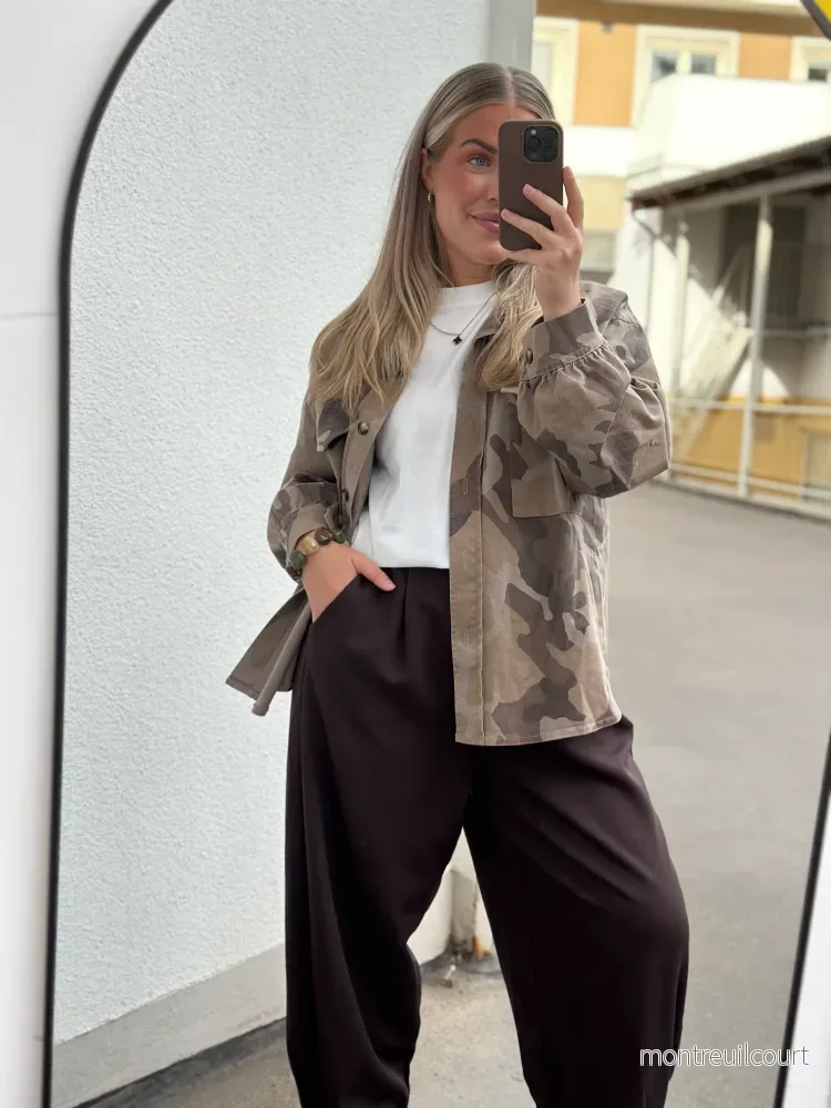 MARTA – MOONSTONE JACKET 68831 – BEIGE CAMO