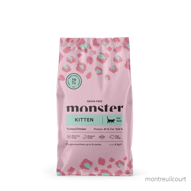 Monster Cat Grain Free Kitten Turkey & Chicken
