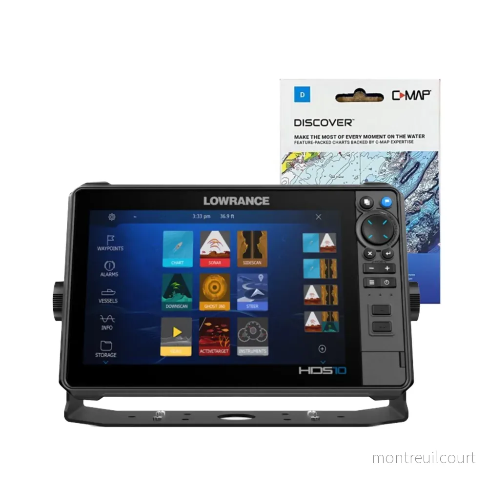 Lowrance HDS-10 PRO Active Imaging HD 3-in-1 Transducer + C-Map DISCOVER – Malmö to Valdermarsvik Paketdeal