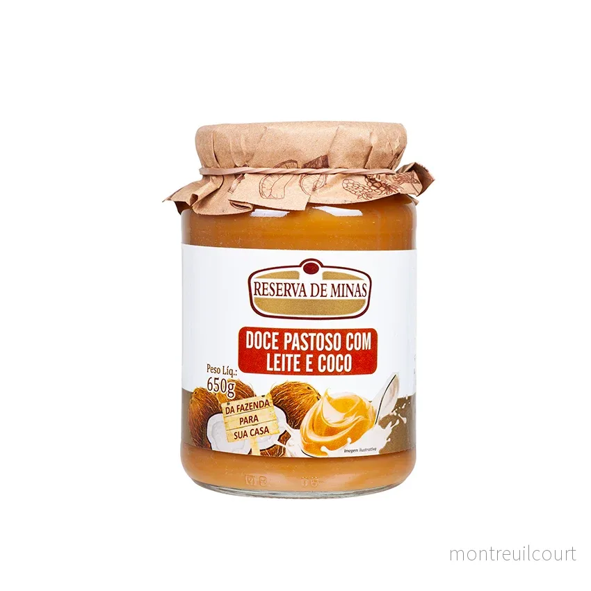 Doce de Leite com Coco / Milk Caramel Cream With Coconut – Reserva de Minas (650g) Doce de Leite com Coco / Milk Caramel Cream With Coconut – Reserva de Minas (650g)