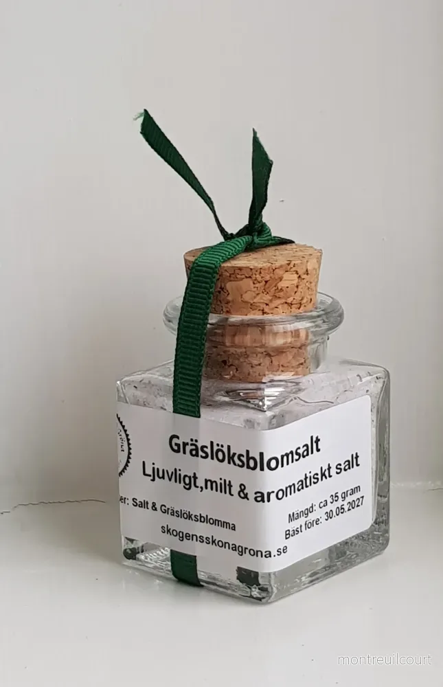 Gräslökblomsalt. Gräslökblomsalt.