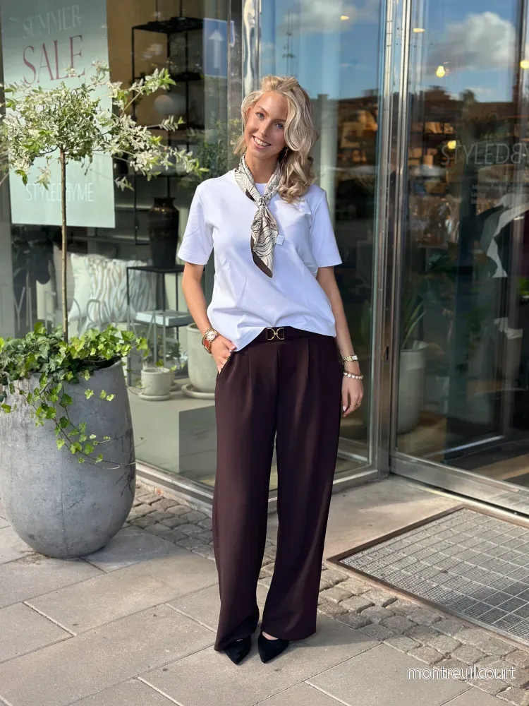 JDY - GEGGO LIFE BELT PANT - COCOLATE TORTE/BELT - Bild 3