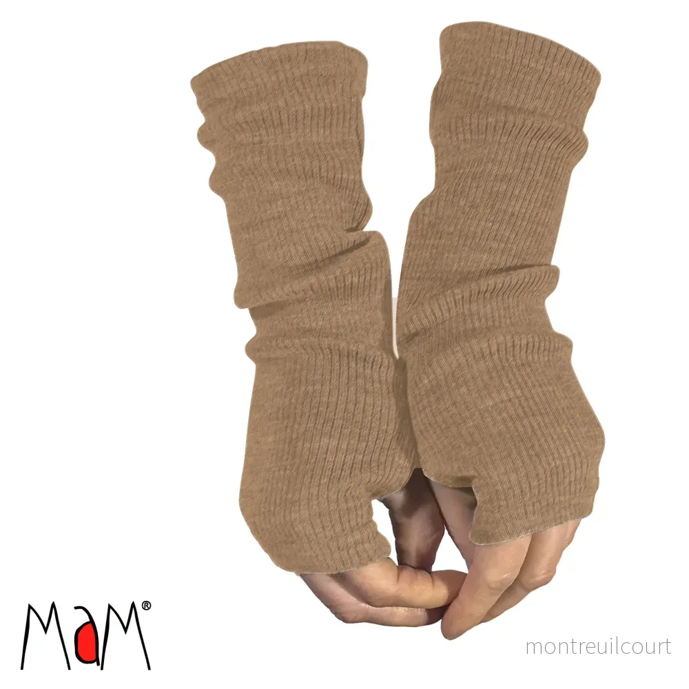 ManyMonths Natural Woollies Long Fingerless Mittens ManyMonths Natural Woollies Long Fingerless Mittens