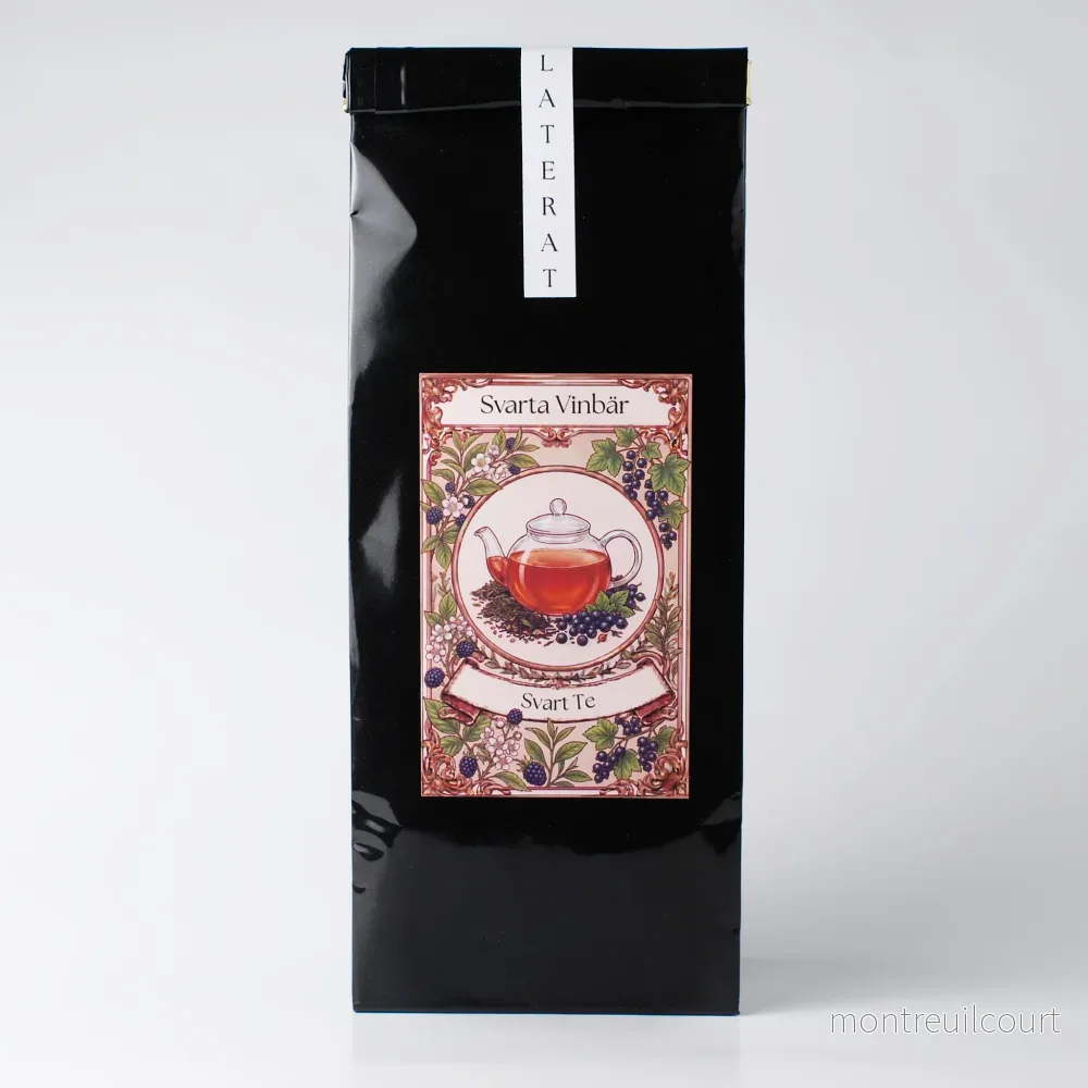 Premium Svart Te – Svarta Vinbär – 100 g Premium Svart Te – Svarta Vinbär – 100 g
