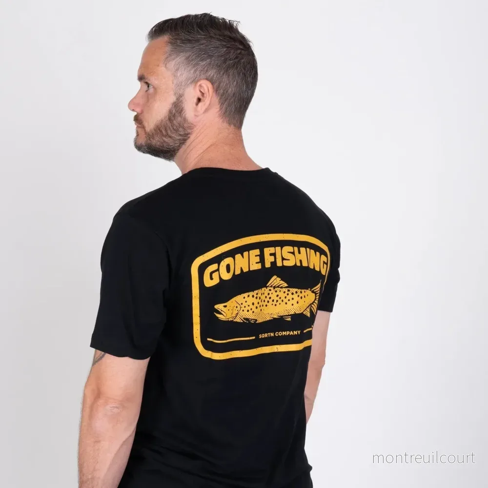 SQRTN Trout T-shirt - Black - Bild 2