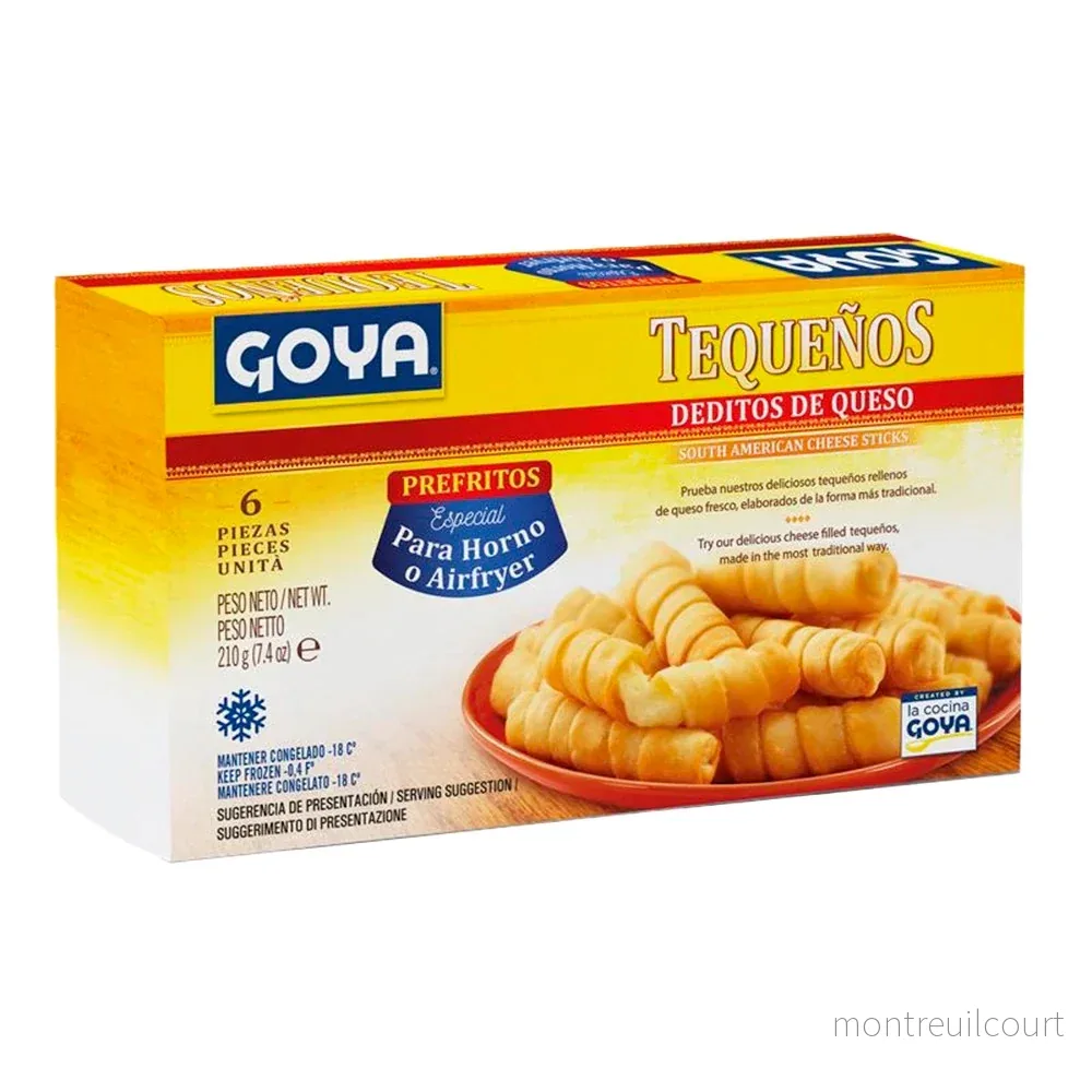 Tequeños de Queso para Horno o Airfryer / Cheese Tequeños for Over or Airfryer – Goya (210g – 6 un.) Tequeños de Queso para Horno o Airfryer / Cheese Tequeños for Over or Airfryer – Goya (210g – 6 un.)