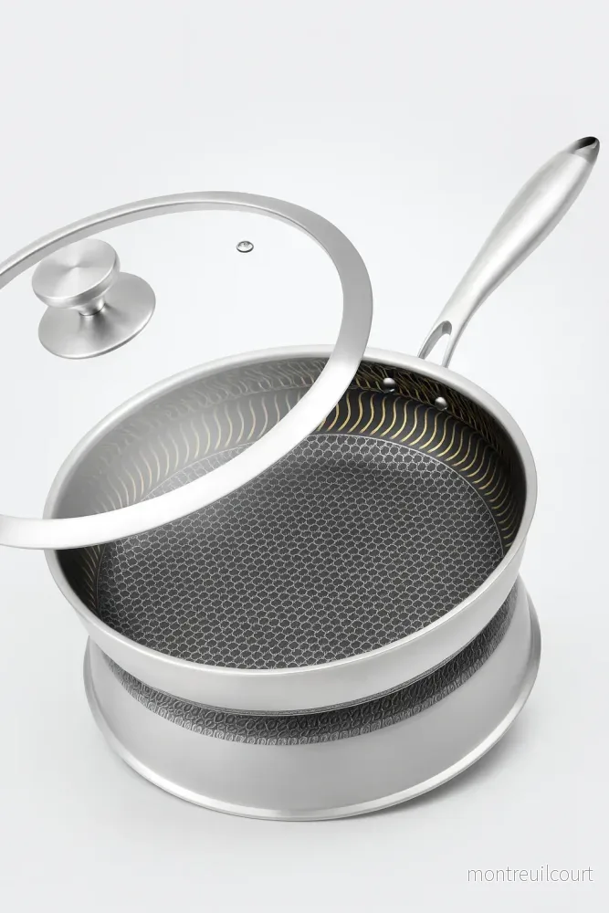 Premium Hybridpannan – stekpanna rostfritt & non-stick i ett - Bild 2