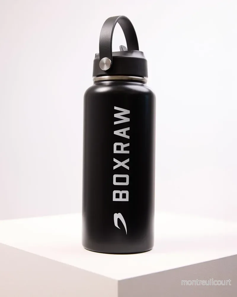 BOXRAW Stål Vattenflaska 1L - Bild 2