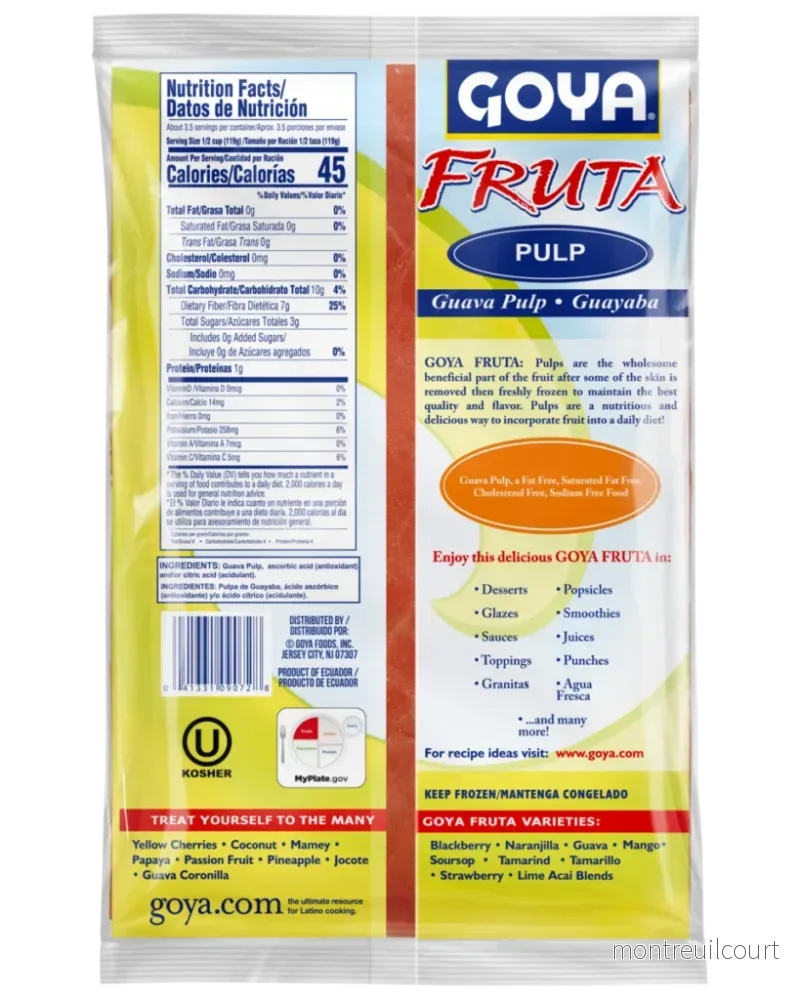 Polpa de Goiaba Congelada / Frozen Guava Fruit Pulp - Goya (250g) - Bild 2