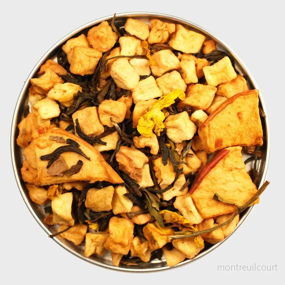 Premium Grönt Te - Äpple & Kanel - 100 g - Bild 2