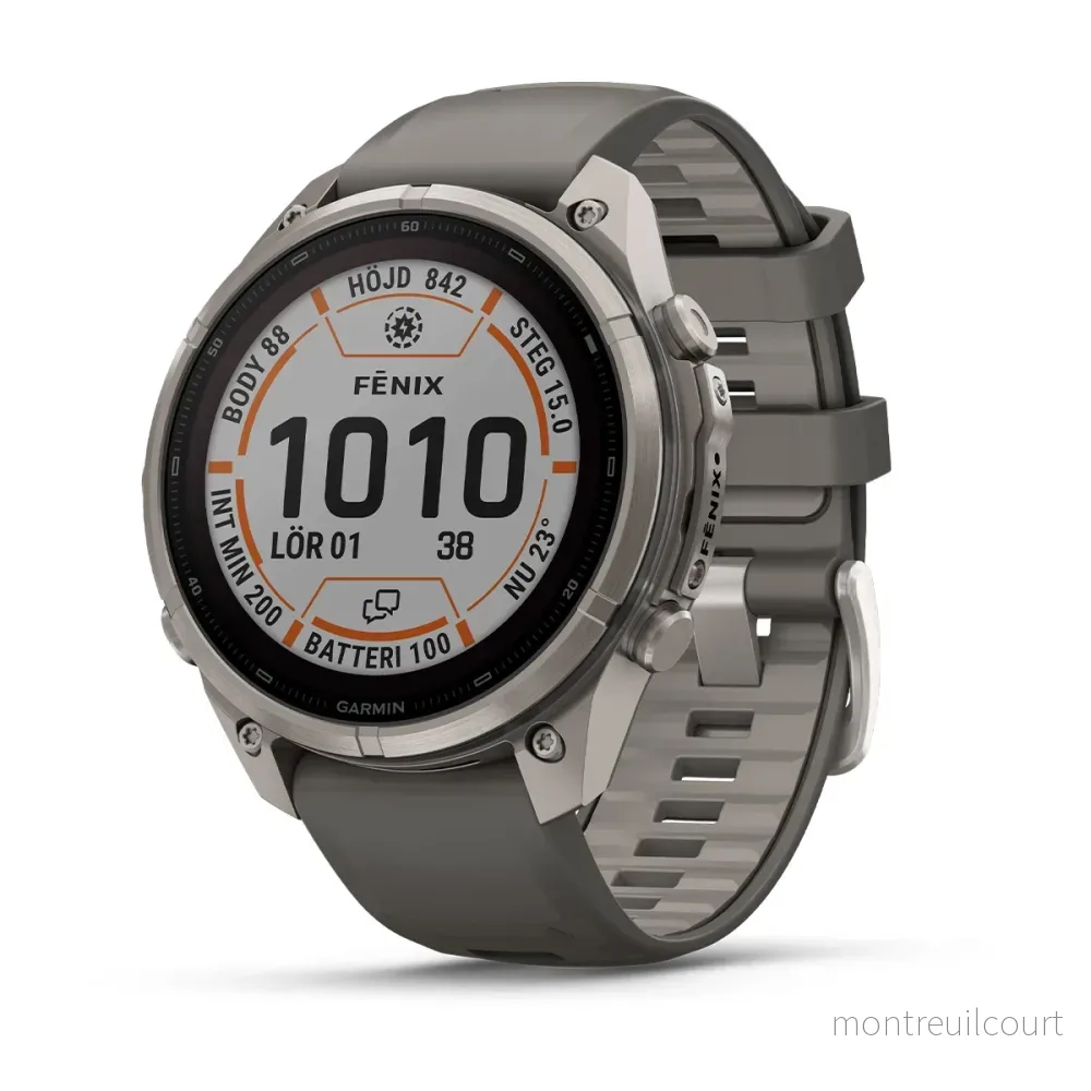 Garmin fēnix 9 Pro InReach Solar – 47 mm Sapphire Titanium Garmin fēnix 9 Pro InReach Solar – 47 mm Sapphire Titanium
