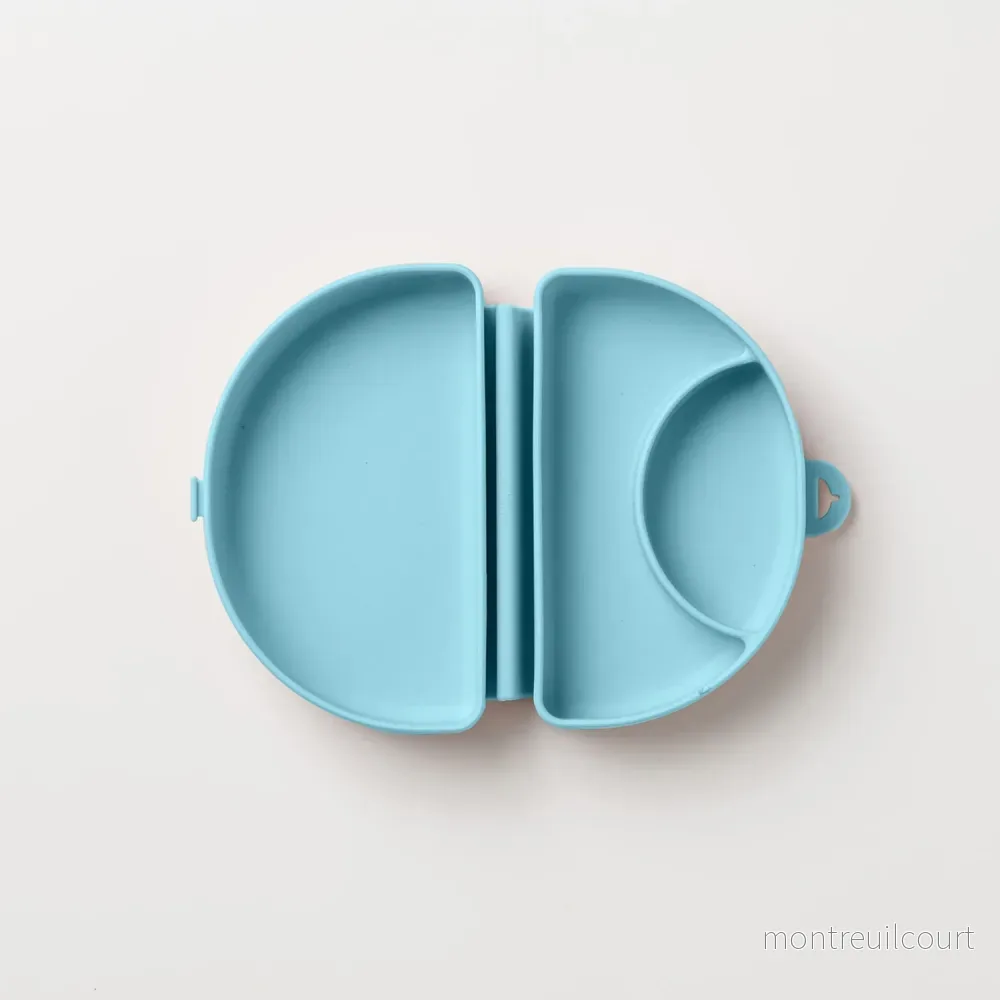 Silifold vikbar tallrik (Aqua)