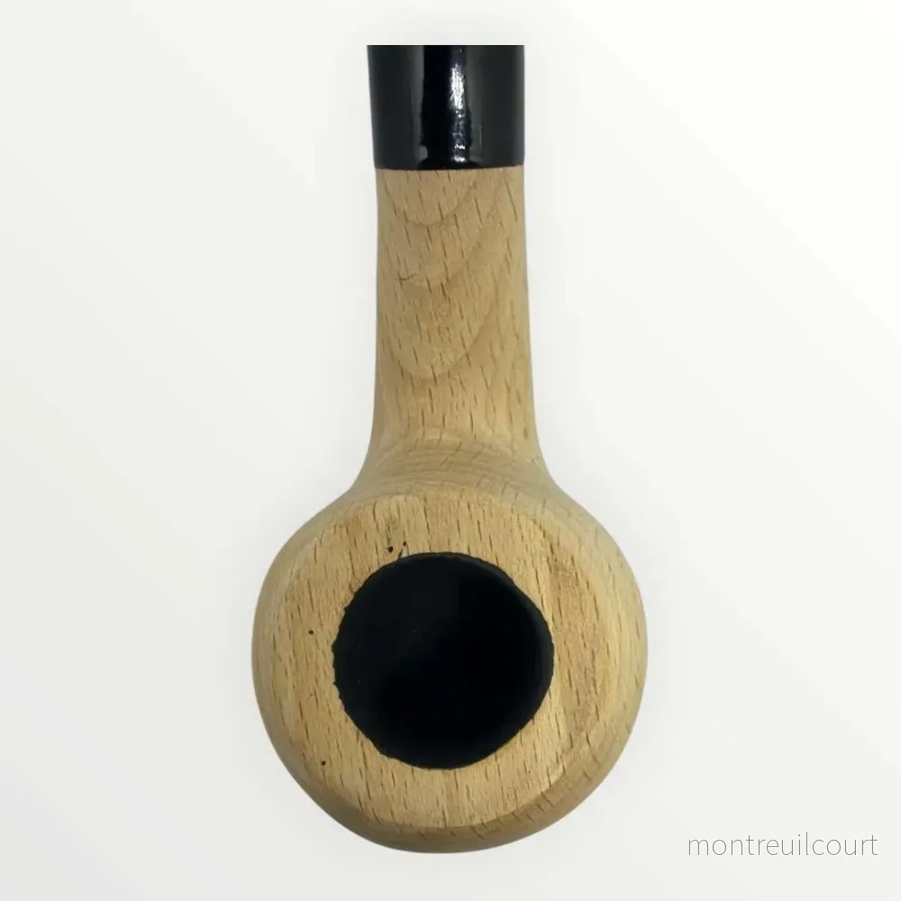 Pipa Naturell – Obehandlad Träpipa i Modell Bent Apple (150mm) - Bild 3
