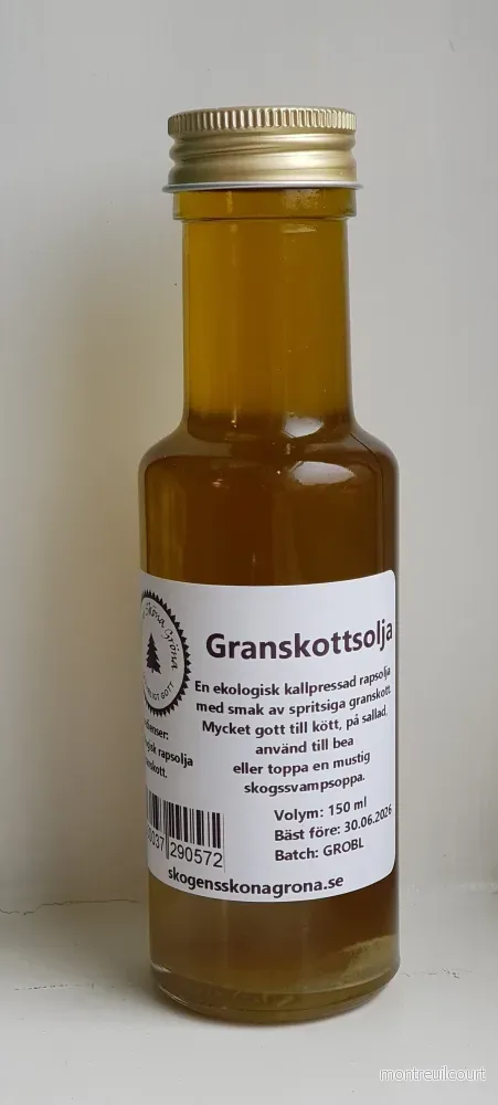Granskottsolja. Kockarnas favorit