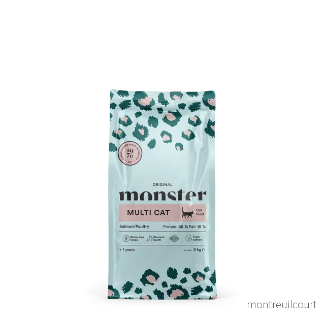 Monster Cat Original Adult Multicat Salmon & Poultry - Bild 2