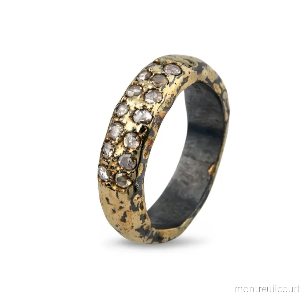 Ring - HERITAGE GOLDEN PAVÉ