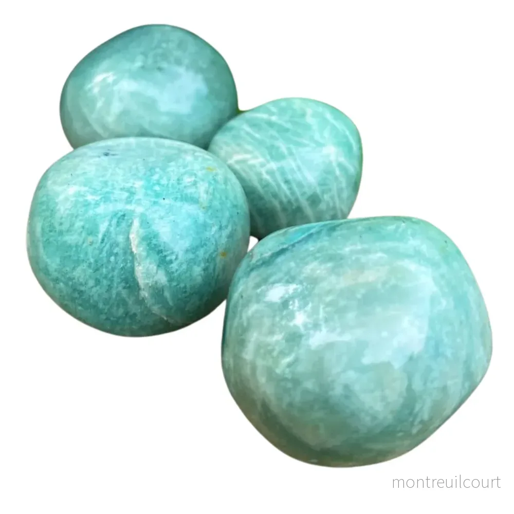 Amazonit trumlad – liten cuddle stone Amazonit trumlad – liten cuddle stone