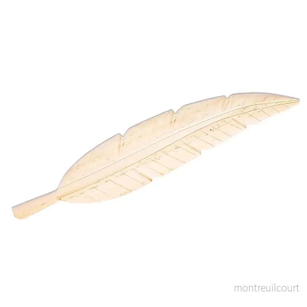 Fjäder av trä - för smudging etc