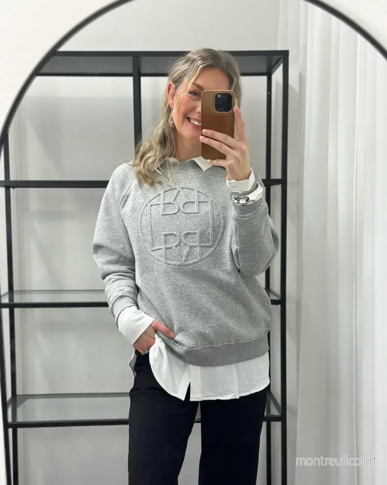LEVETÉ – NUKA SWEATSHIRT – GREY