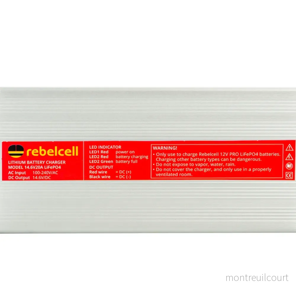 Rebelcell Charger 14.6V20A LiFePO4 Pro - Bild 3