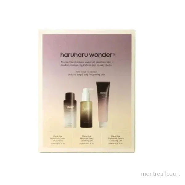 Haruharu Wonder Cleanse and Glow Set