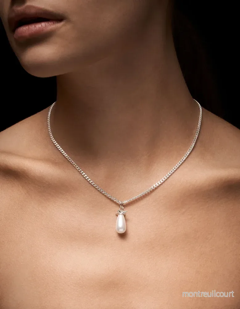 PEARL TEAR NECKLACE - Bild 2