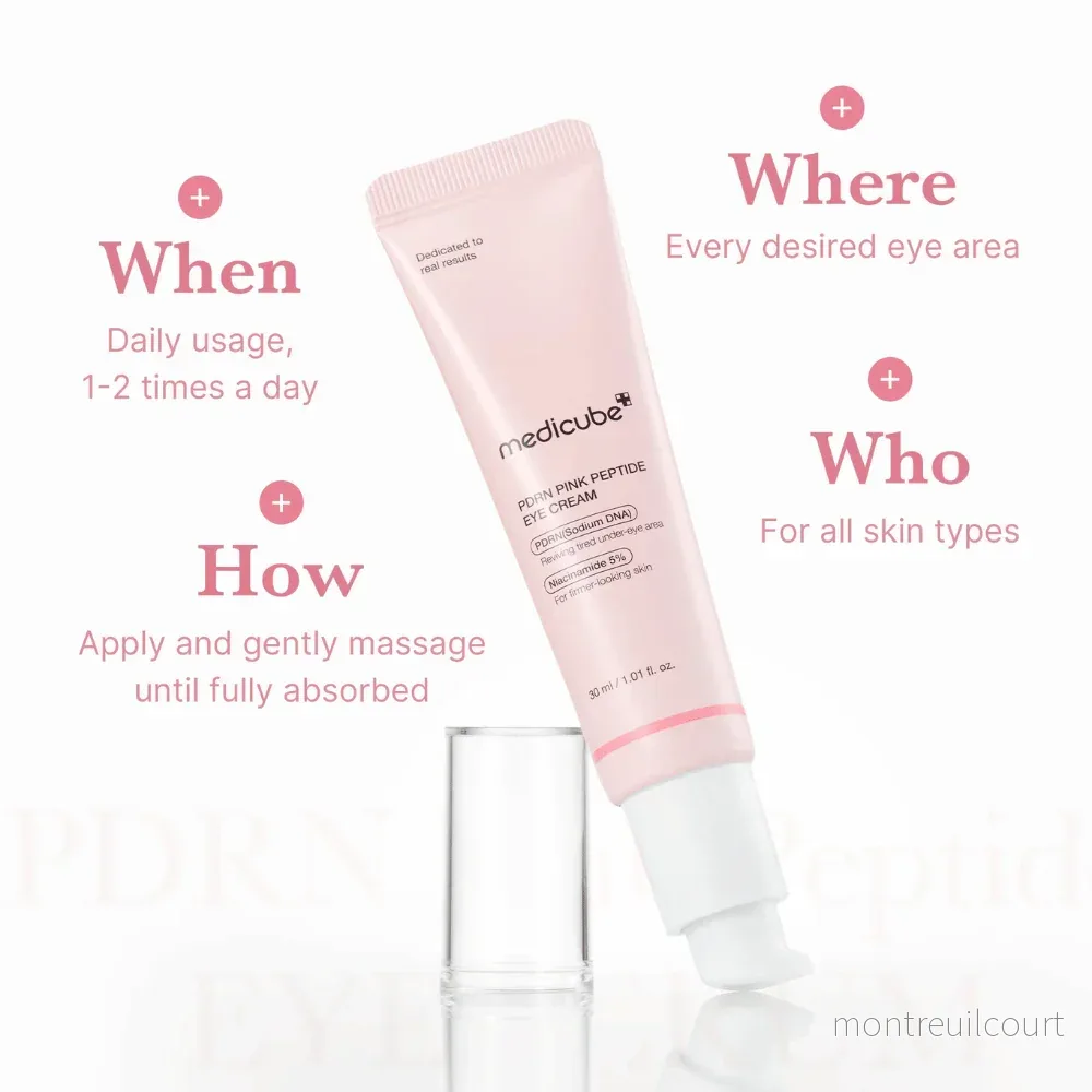 Medicube PDRN Pink Peptide Eye Cream 30ml - Bild 3
