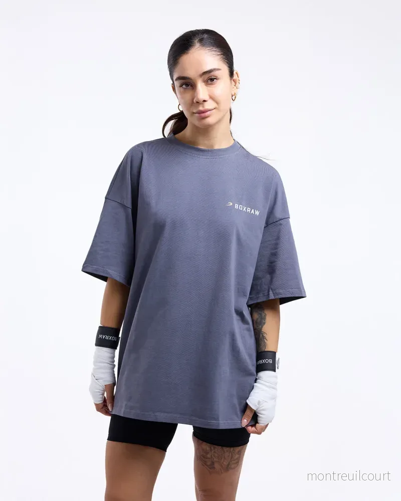 We Don't Play Boxing Oversized T-shirt - Charcoal - Bild 3