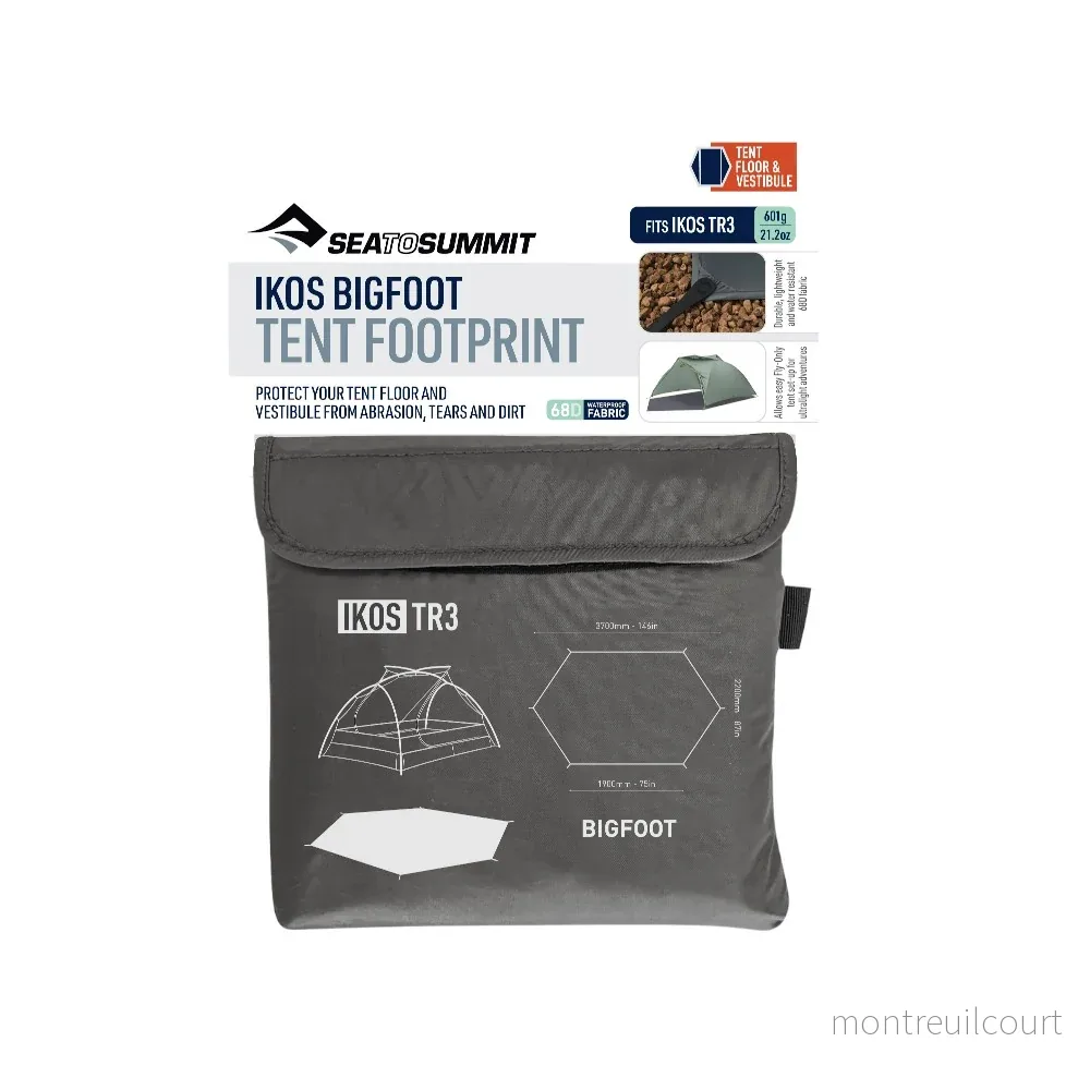 Sea to Summit Tent Ikos Bigfoot TR3 Footprint Charcoal - Bild 2
