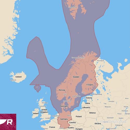 Raymarine Lighthouse sjökort över Norra Europa förladdat - Bild 2