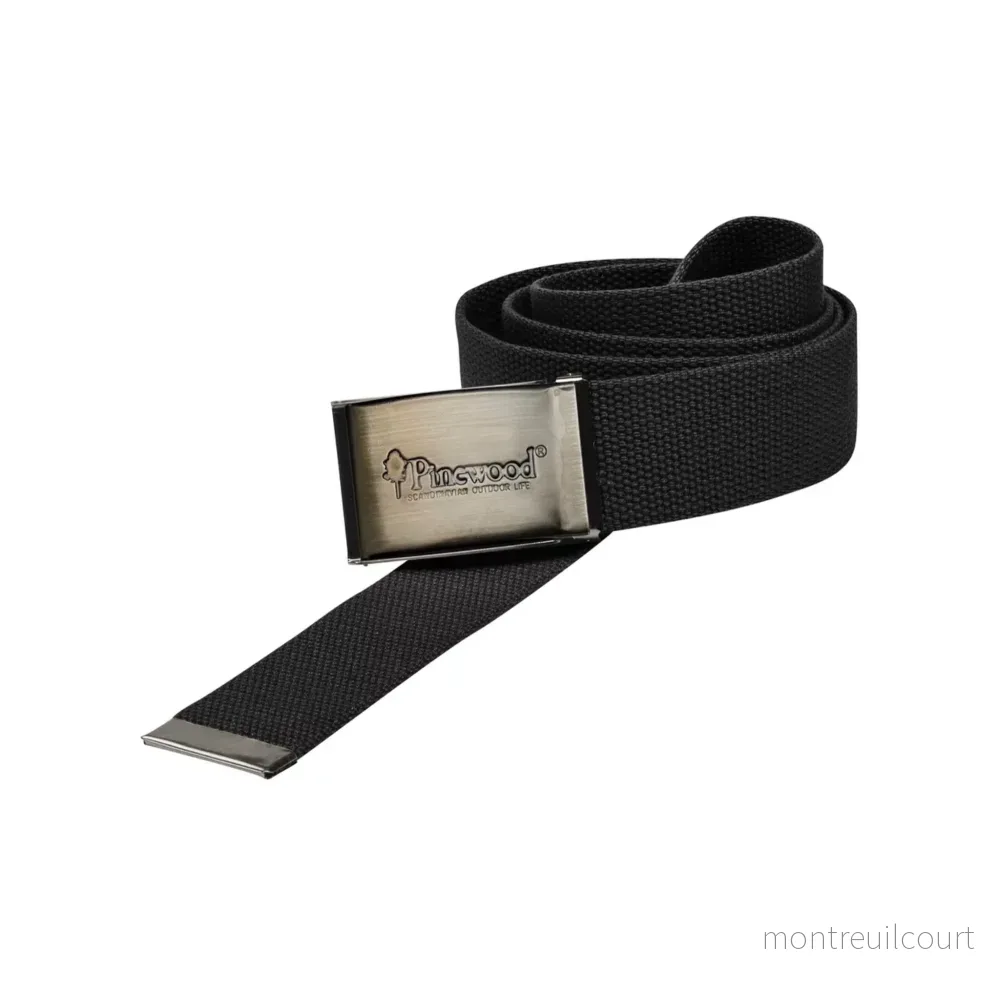Pinewood Canvasbälte Svart