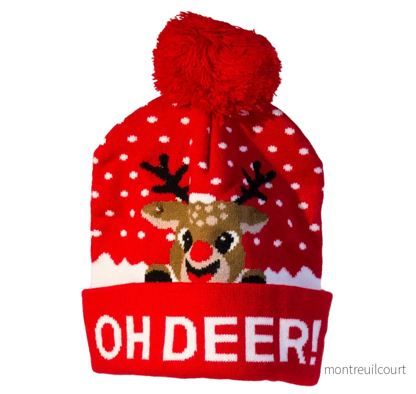 Blinkande Julig kvalitets-Luva – OH DEER!