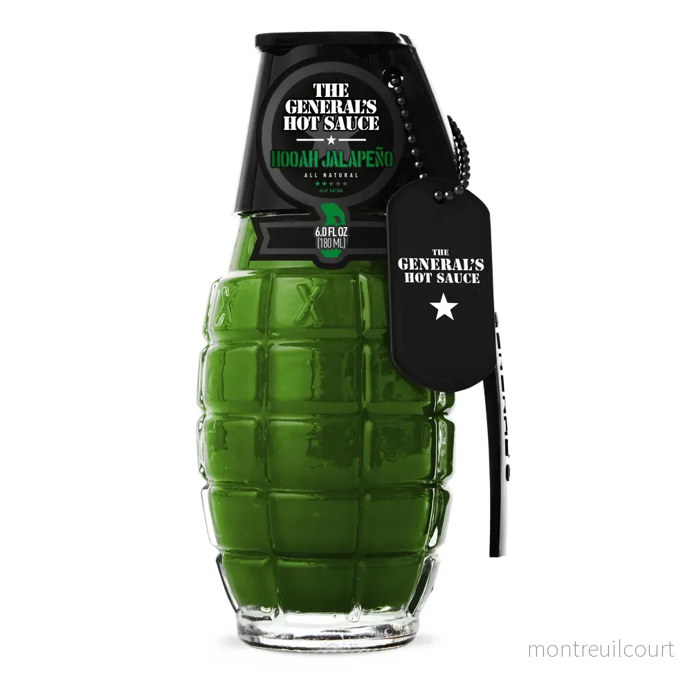 The General’s Hot Sauce – Hooah Jalapeno 180ml The General’s Hot Sauce – Hooah Jalapeno 180ml