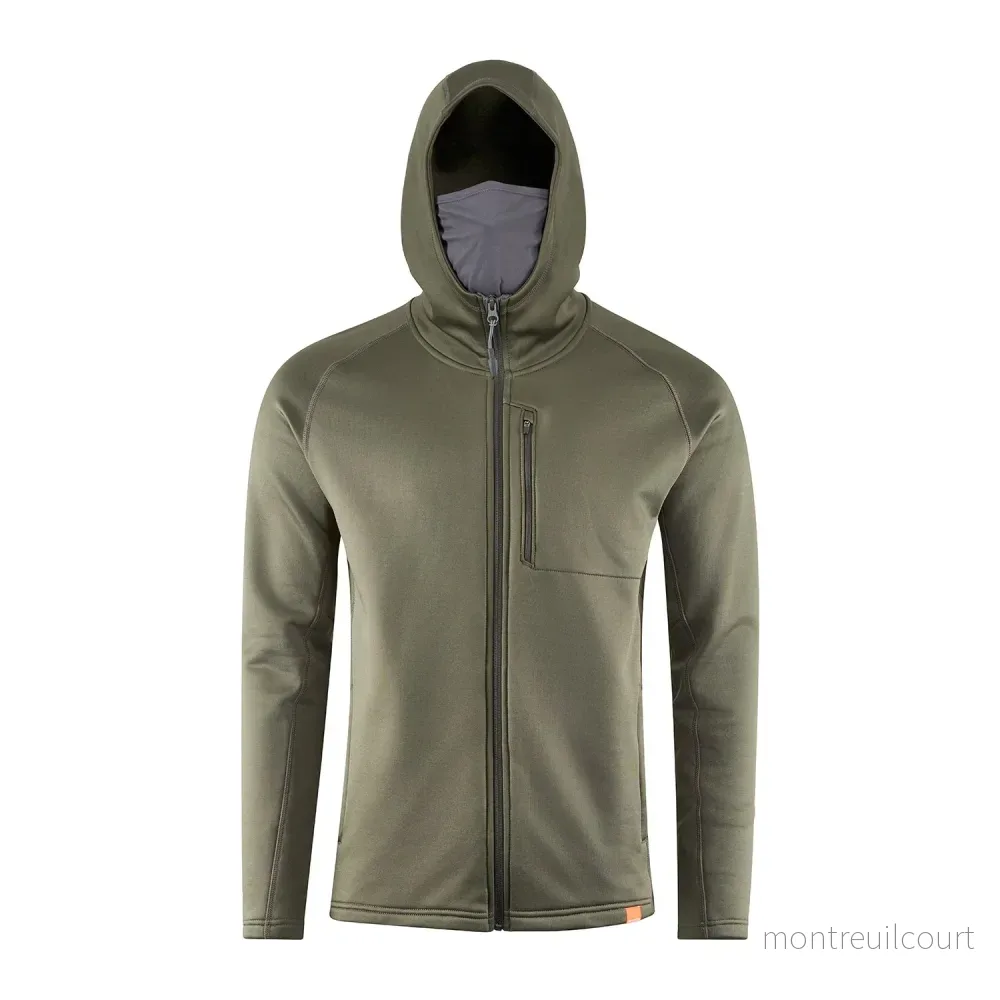 Grundéns Thermal FZ Hoodie – Grön