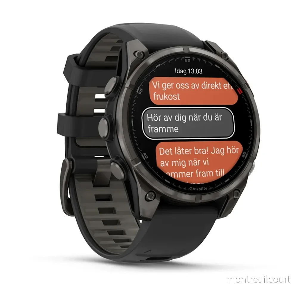 Garmin fenix 8 Pro – 47 mm Amoled Sapphire Grå DLC-titan - Bild 2