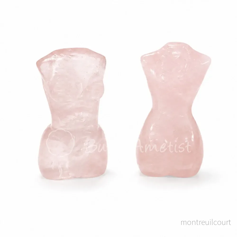 Torso / kvinnokropp av Rosenkvarts
