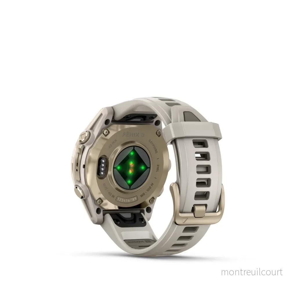 Garmin fenix 8 – Amoled 43 mm Sapphire Soft Gold - Bild 3