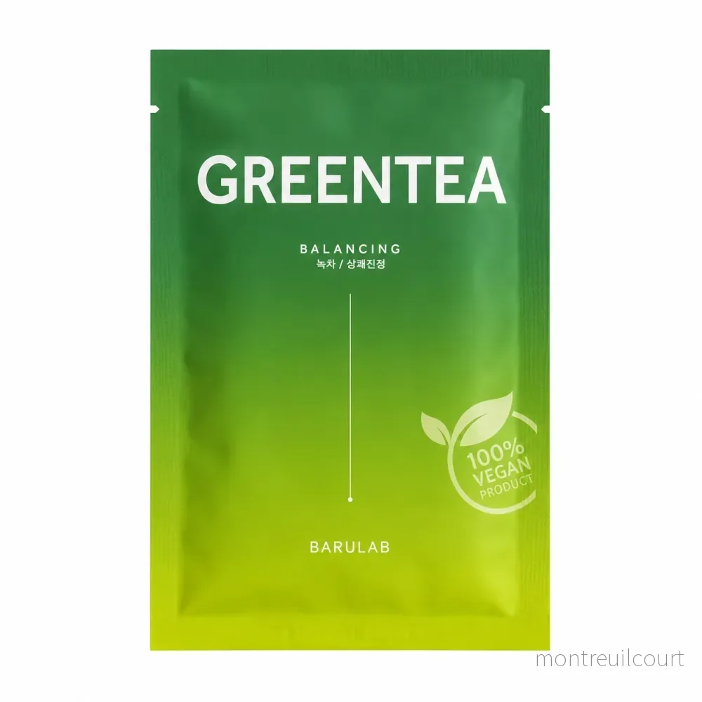Barulab Clean Vegan Mask Greentea, 1 sheet