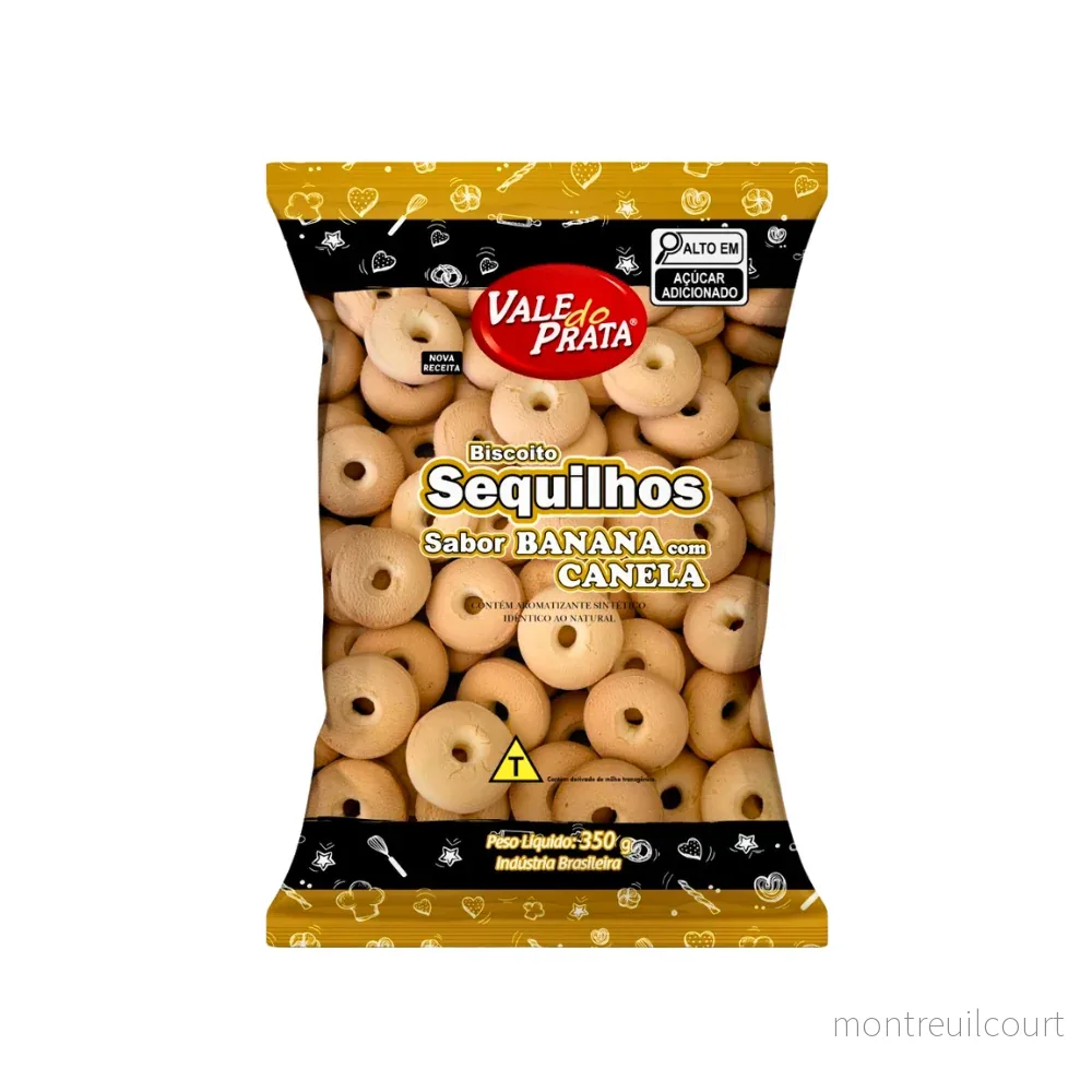 Sequilhos Banana com Canela / Banana & Cinnamon Sequilho Biscuits – Vale do Prata (350g)
