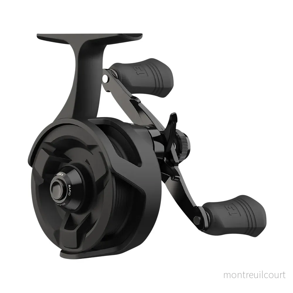 Rapala 13 Fishing Descent Ice Reel 2.7 LH Gen 2 Black