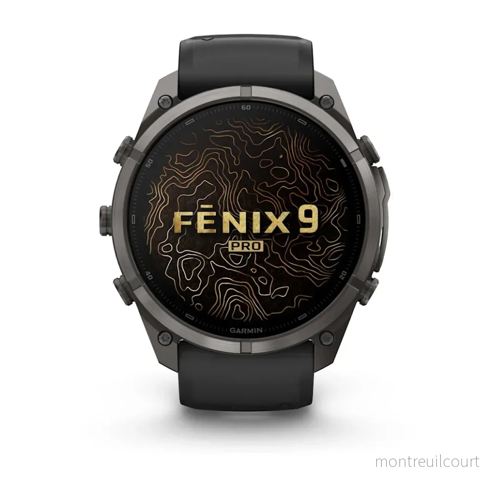 Garmin fēnix 9 Pro InReach - AMOLED 51 mm Sapphire Carbon Gray DLC Titanium - Bild 2