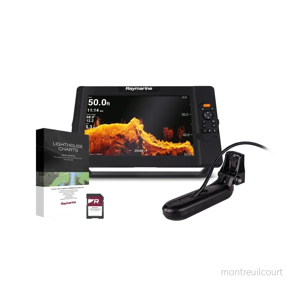 Raymarine Element 12 HV - 12 MFD med HV-100 & LightHouse sjökort över norra Europa