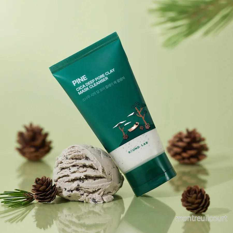 Round Lab Pine Cica Deep Pore Clay Mask Cleanser 150ml - Bild 3