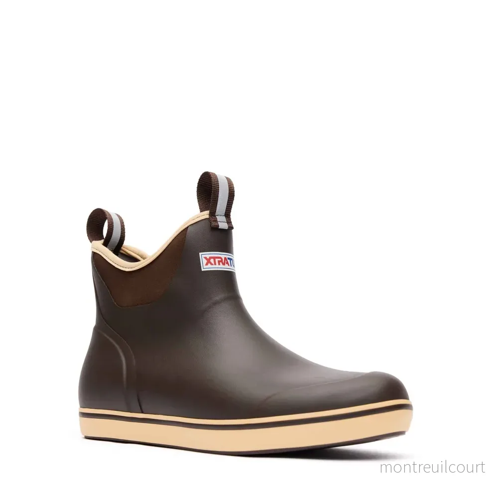 XTRATUF Men's 6" Ankle Deck Boots Chocolate/Tan - Bild 2