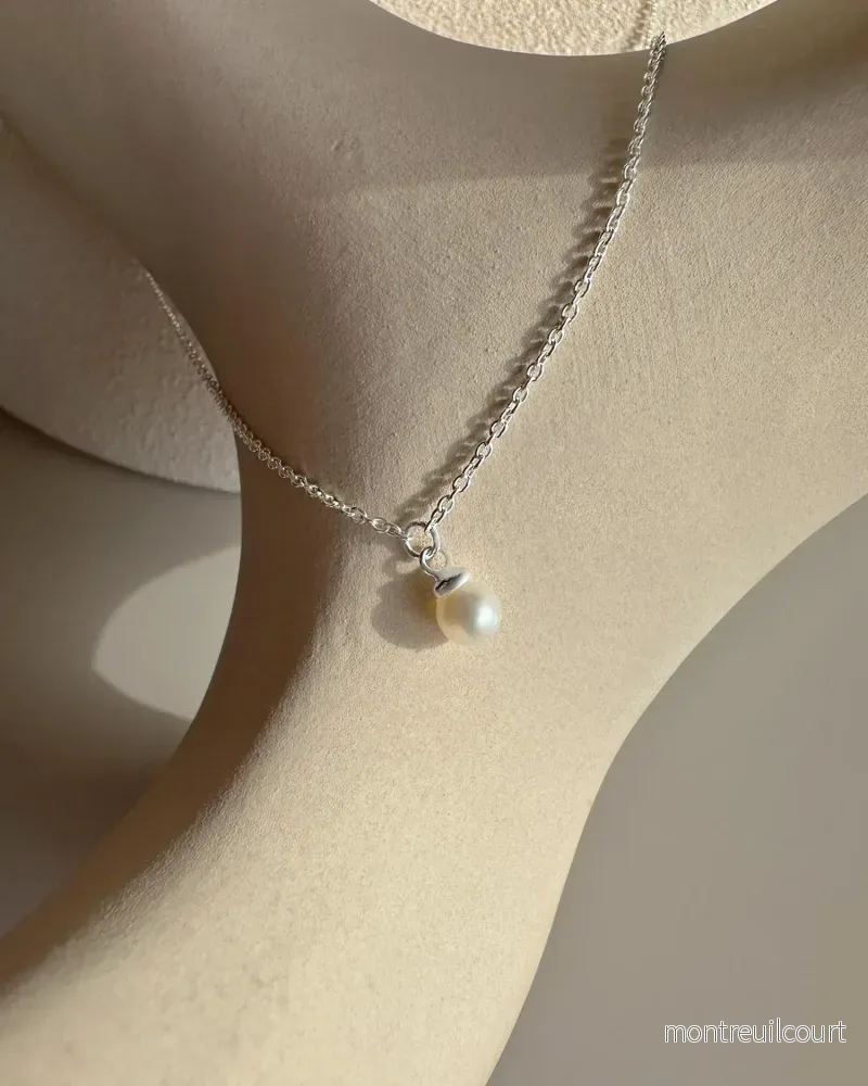 Petite Pearl Single Necklace - Bild 3