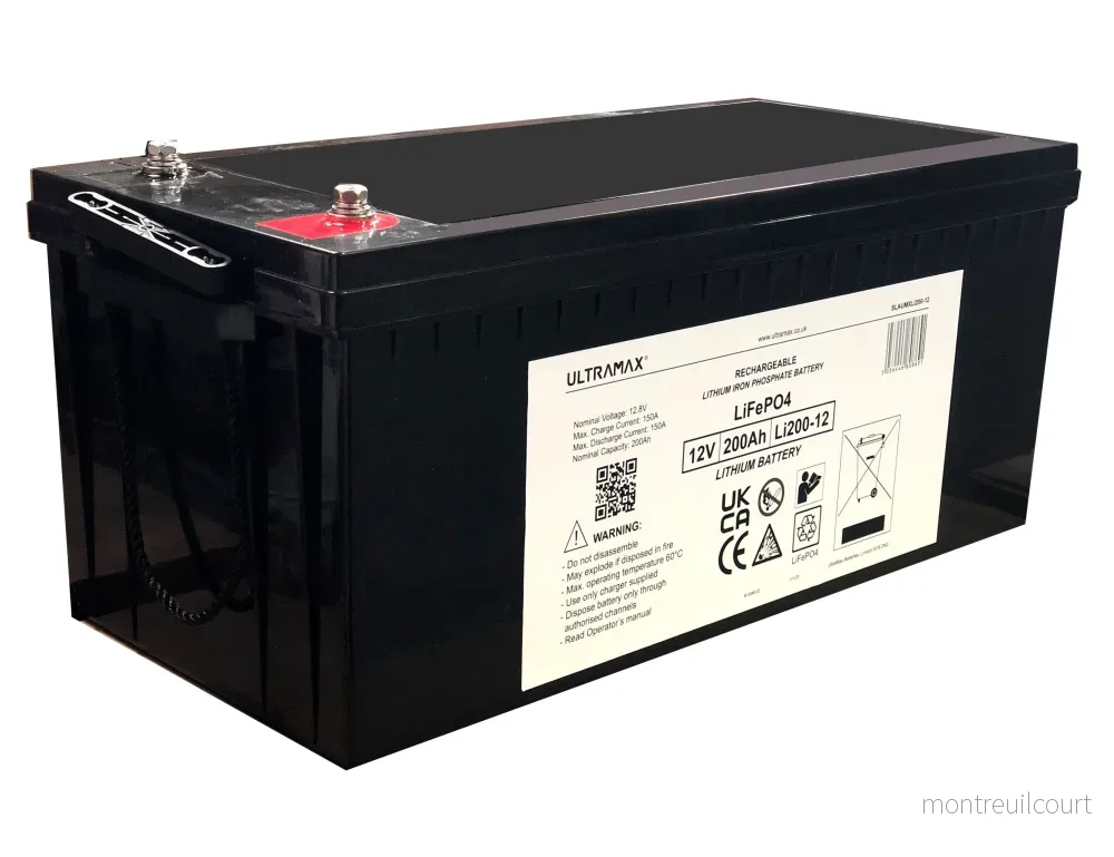 Ultramax LI200-12 12V 200Ah LiFePO4 Batteri Ultramax LI200-12 12V 200Ah LiFePO4 Batteri