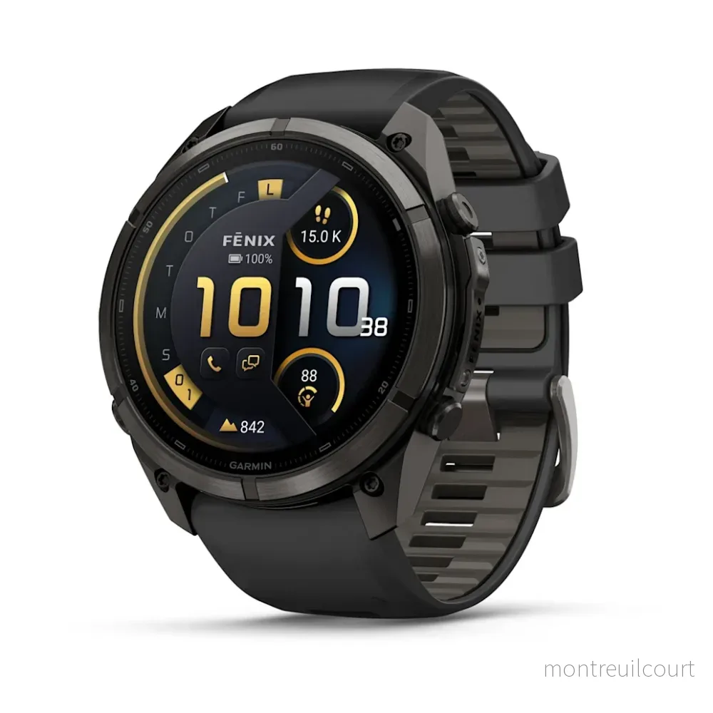 Garmin fēnix 9 Pro InReach – AMOLED 51 mm Sapphire Carbon Gray DLC Titanium Garmin fēnix 9 Pro InReach – AMOLED 51 mm Sapphire Carbon Gray DLC Titanium